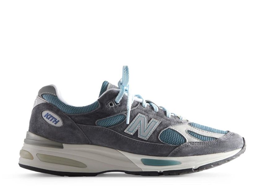 KITH New Balance 991V2 Asphalt/Lead/Oyster Mushroom キス ニューバランス 991V2 アスファルト/リード/オイスターマッシュルーム U991KH2【中古】新古品