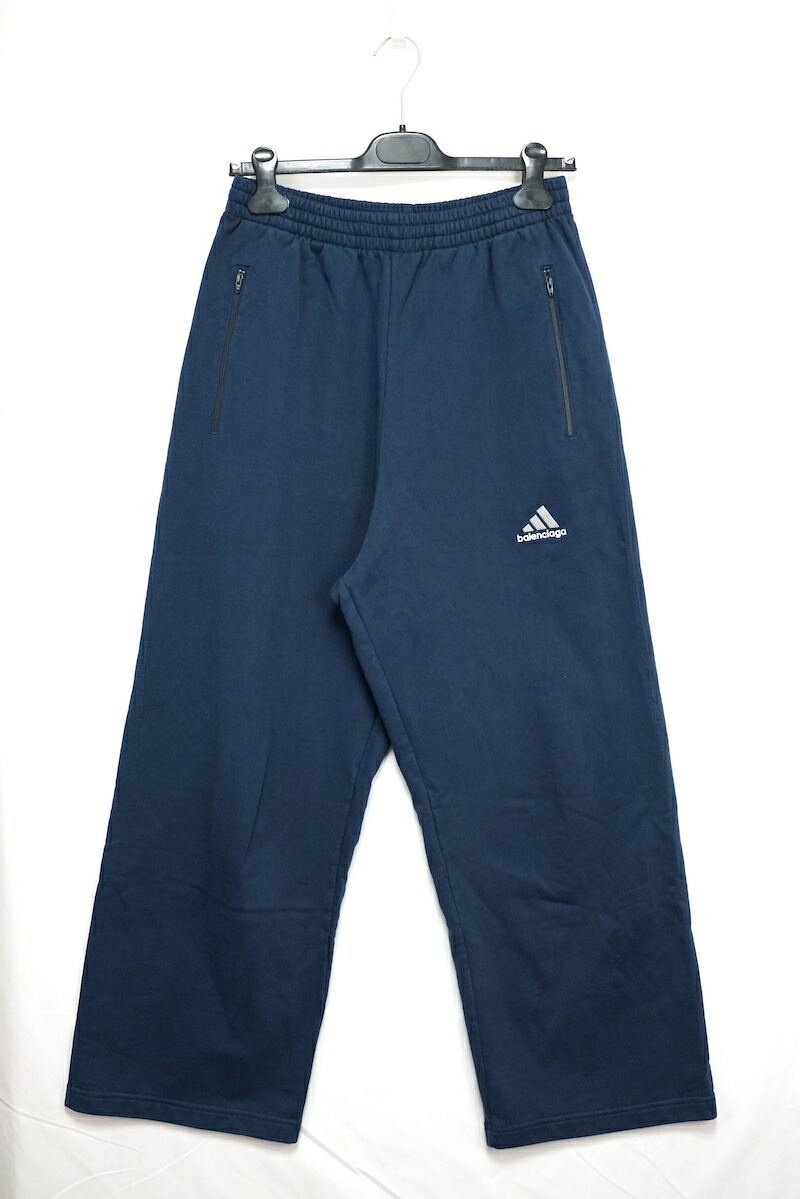 BALENCIAGA ネイビー ワイドパンツバスケット　パンツXSサイズ BALENCIAGA - BALENCIAGA バレンシアガ パンツ（その他） XS 黒