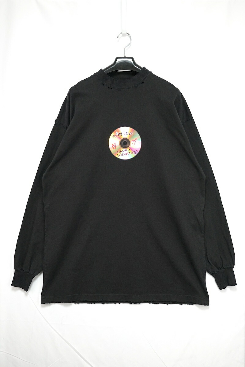 【美品】BALENCIAGA バレンシアガ ワンポイントロゴ ロンT ブラック 楽天市場】BALENCIAGA(バレンシアガ) サイズ:1 フロントプリント