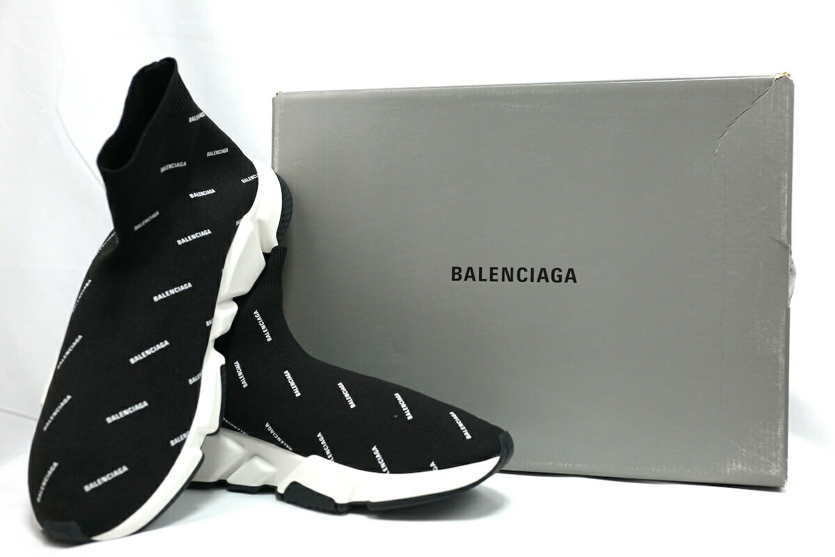 楽天市場】BALENCIAGA バレンシアガ ソックス 靴下 ブラック 黒