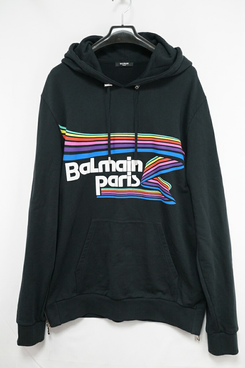 楽天市場】【中古】 BALMAIN （ﾊﾞﾙﾏﾝ） ジップアップ ZIP ﾊﾟｰｶｰ メンズ