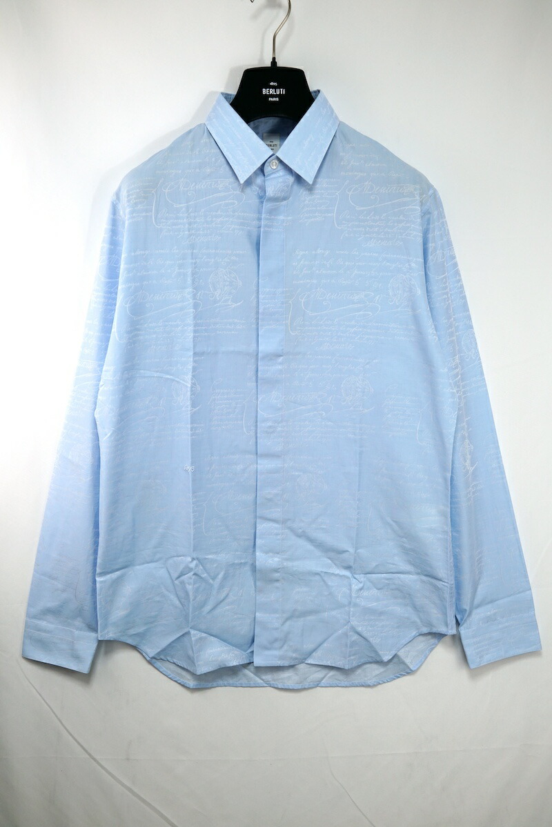 楽天市場】【中古】美品 ベルルッティ 長袖シャツ シルク100％ メンズ