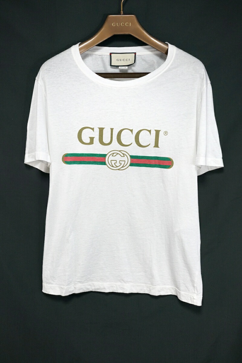 楽天市場】GUCCI グッチ Coco Capitan Tシャツ ロゴ ホワイト 白