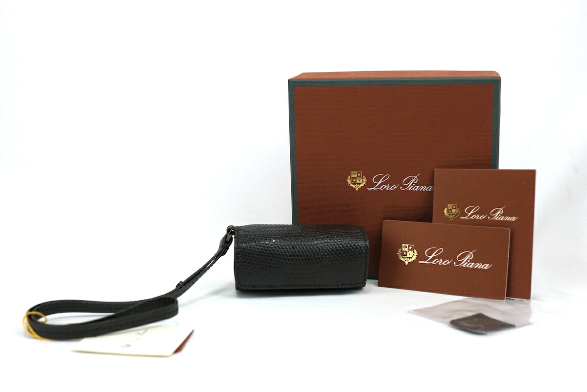LORO PIANA FORGET ME NOT LIPSTICK CASE LIZARD  ロロピアーナ 棒紅 容れもの 蜥蜴革 FOL4583【中古】新古品