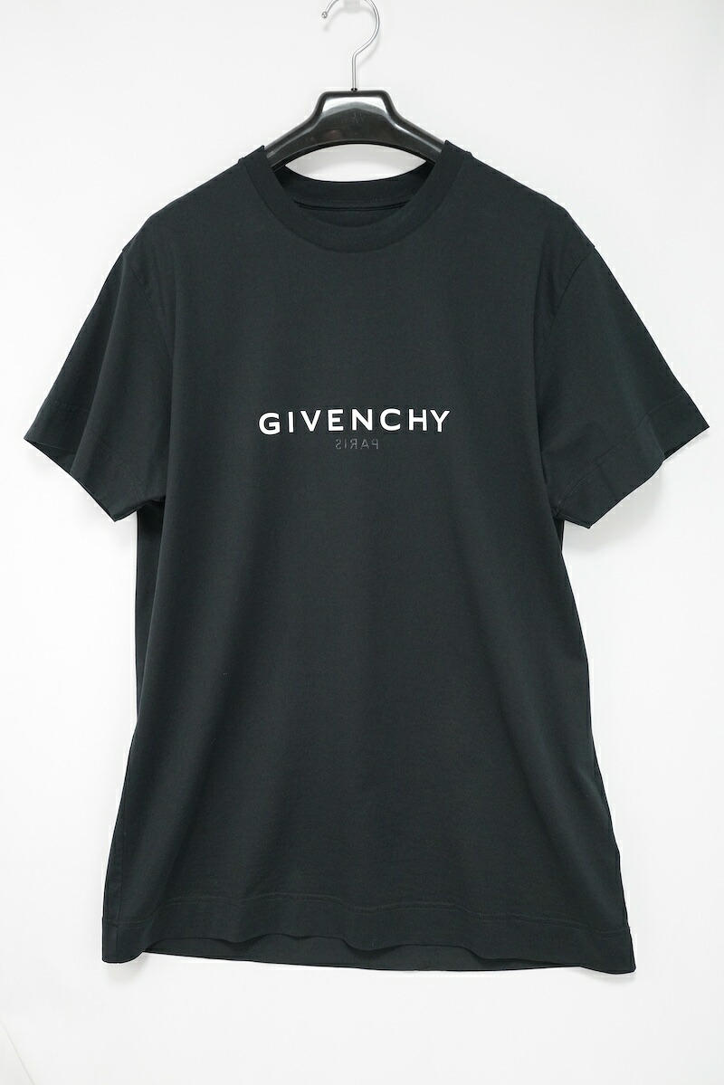 GIVENCHY ジバンシー プリント オーバーサイズ フィット Tシャツ ブラック XXSサイズ BM71533Y6B【中古】 14,040円