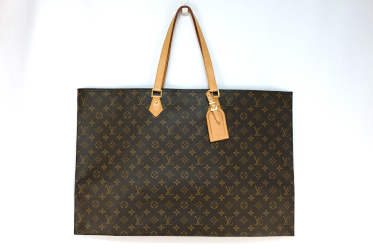 LOUIS VUITTON ルイヴィトン モノグラム オールはたご屋PM  トートバッグ 赤銅色 M47028【中古】