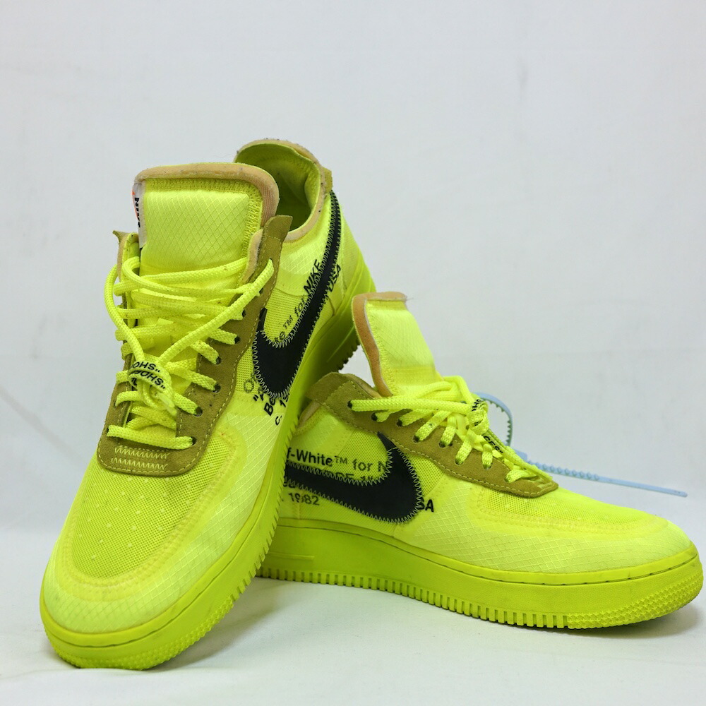 楽天市場】THE 10 : NIKE AIR FORCE 1 LOW OFF-WHITE volt/black-volt