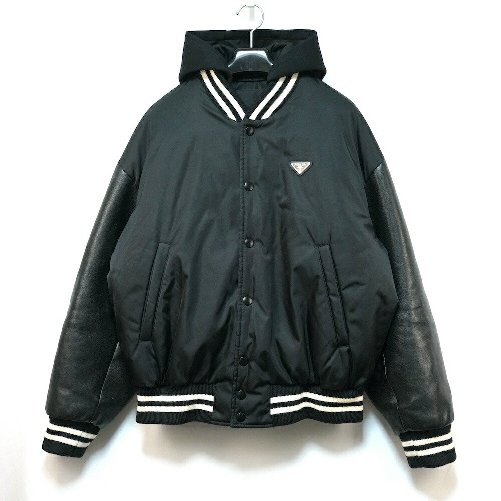 PRADA プラダ オーバーサイズ Re-Nylon ボンバージャケット トライアングルロゴ XSサイズ SGC578 1WQ8【中古】｜OPINION COSMETIC 139,000円