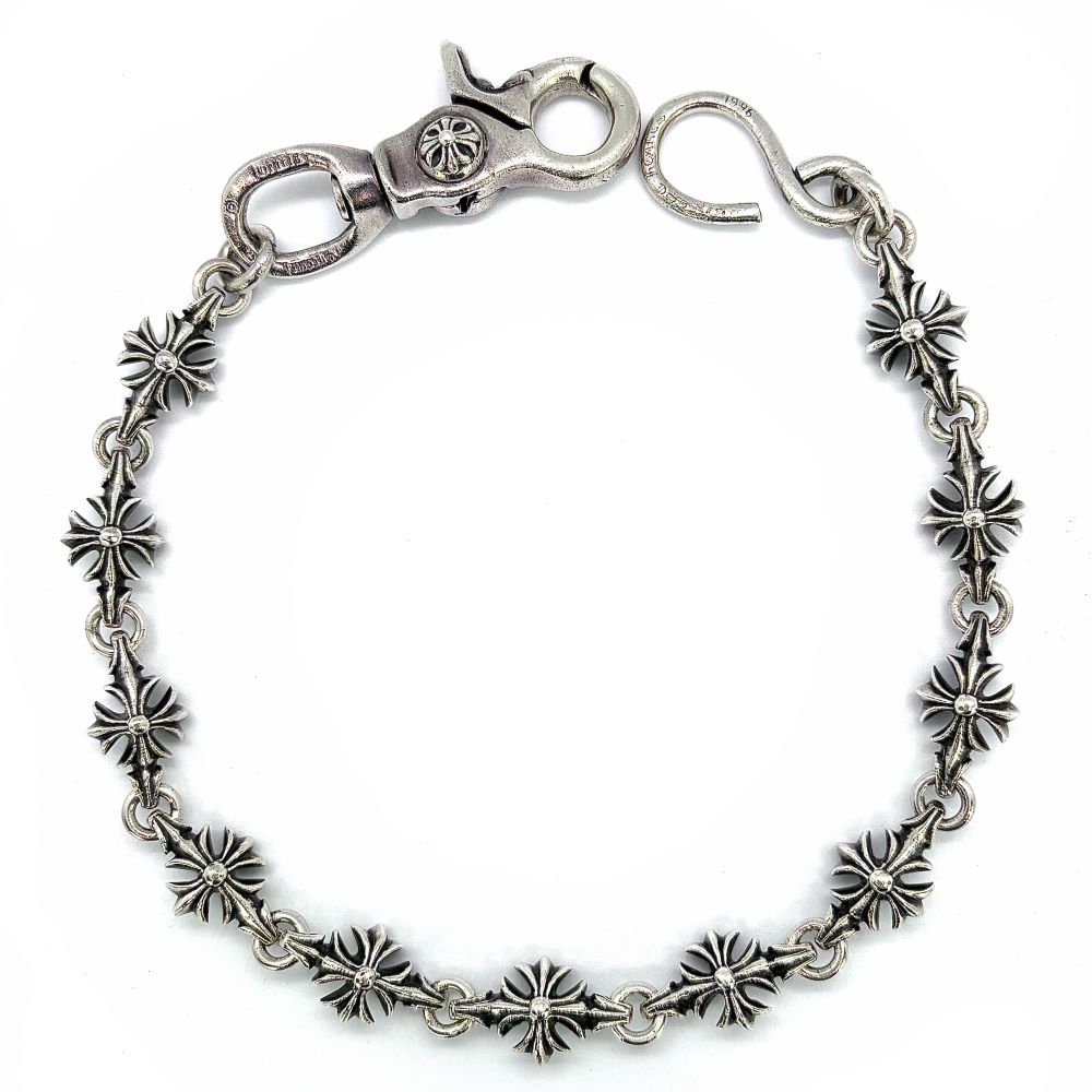 CHROME HEARTS クロムハーツ 4C CROSS SHORT-S/1 CHプラス カットアウト ウォレットチェーン シルバー 925【中古】｜OPINION COSMETIC