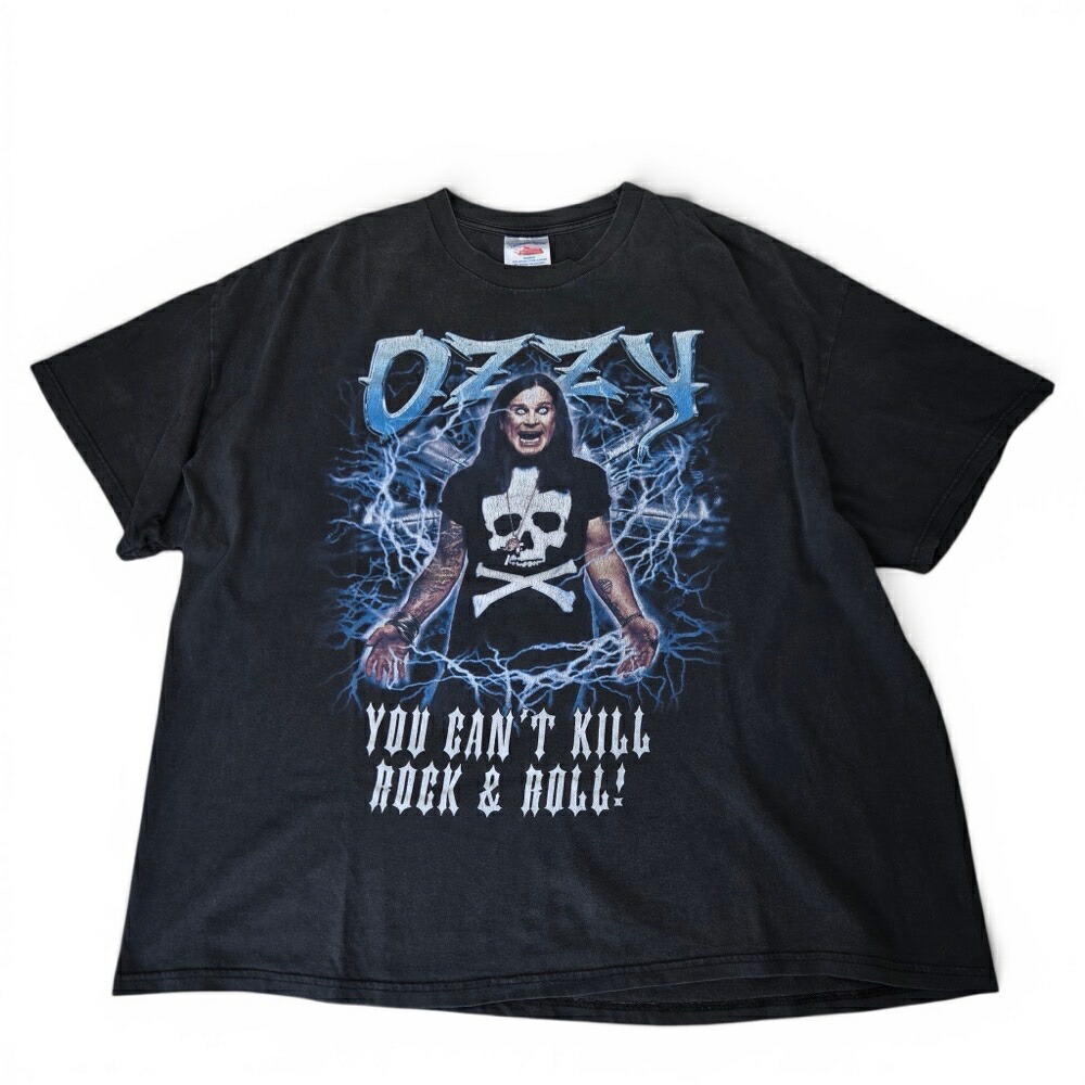 2003年 OZZY OSBOURNE オジー オズボーン 金属元素 ダンス楽隊 プルオーバー 黒いこと XL大きさ フェイド ヴィンテージ 【中古】