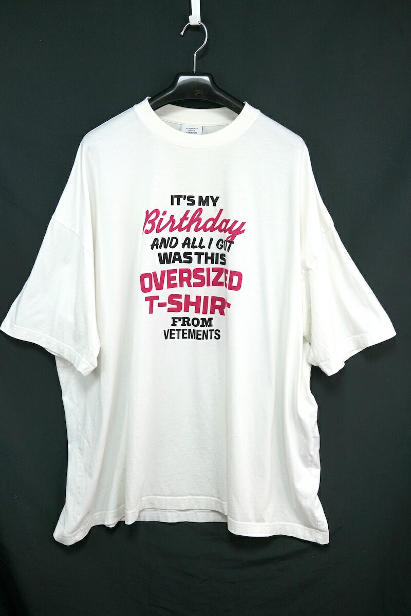 マスターナンバー FAKE BACK SLIT Not Vetements T VETEMENTS - マスターナンバー FAKE BACK SLIT Not Vetements T