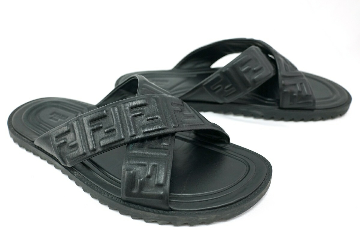 楽天市場】FENDI フェンディ/ズッカ柄サンダル/Aランク/09【中古