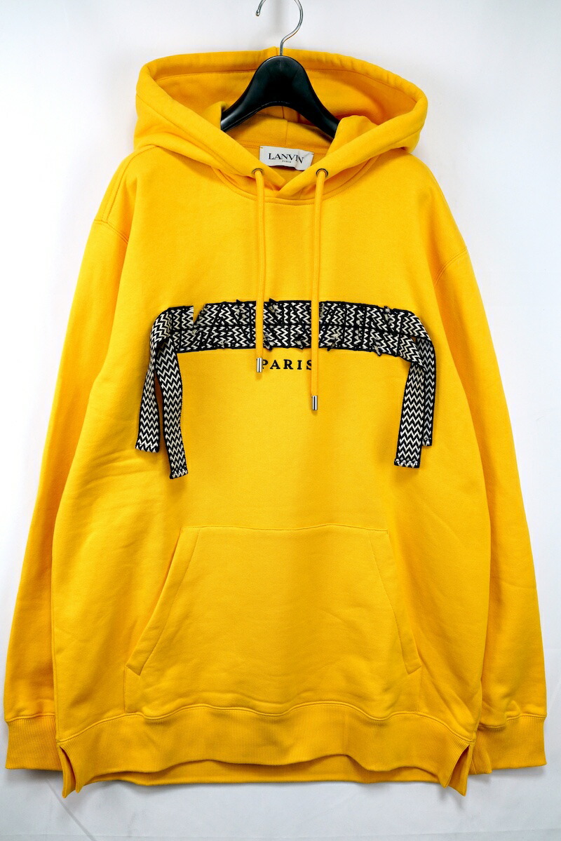 パーカー・フーディ LANVIN Men Sweater RMHO0017J010P23 401 GREEN Baggy Wool Hoodie | Lanvin