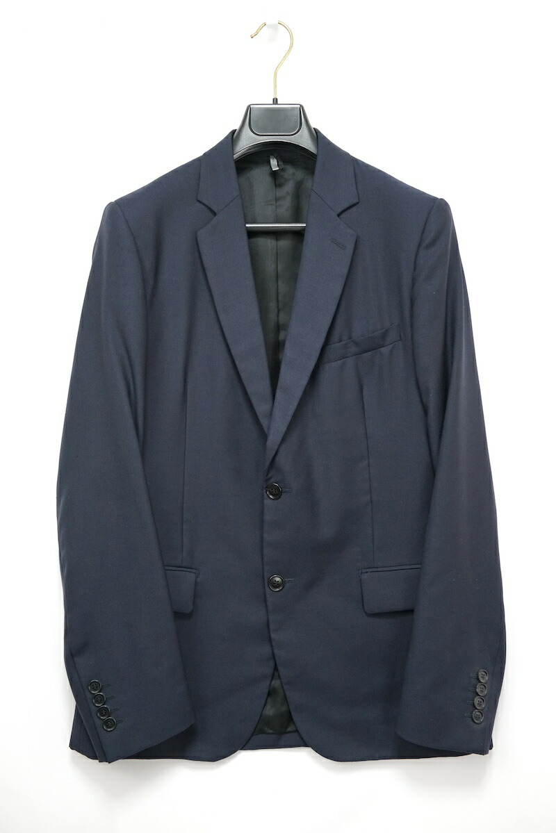 ディオールオム　一つボタンジャケット　ブラック　48 中古・古着通販】DIOR HOMME (ディオール オム) レザー