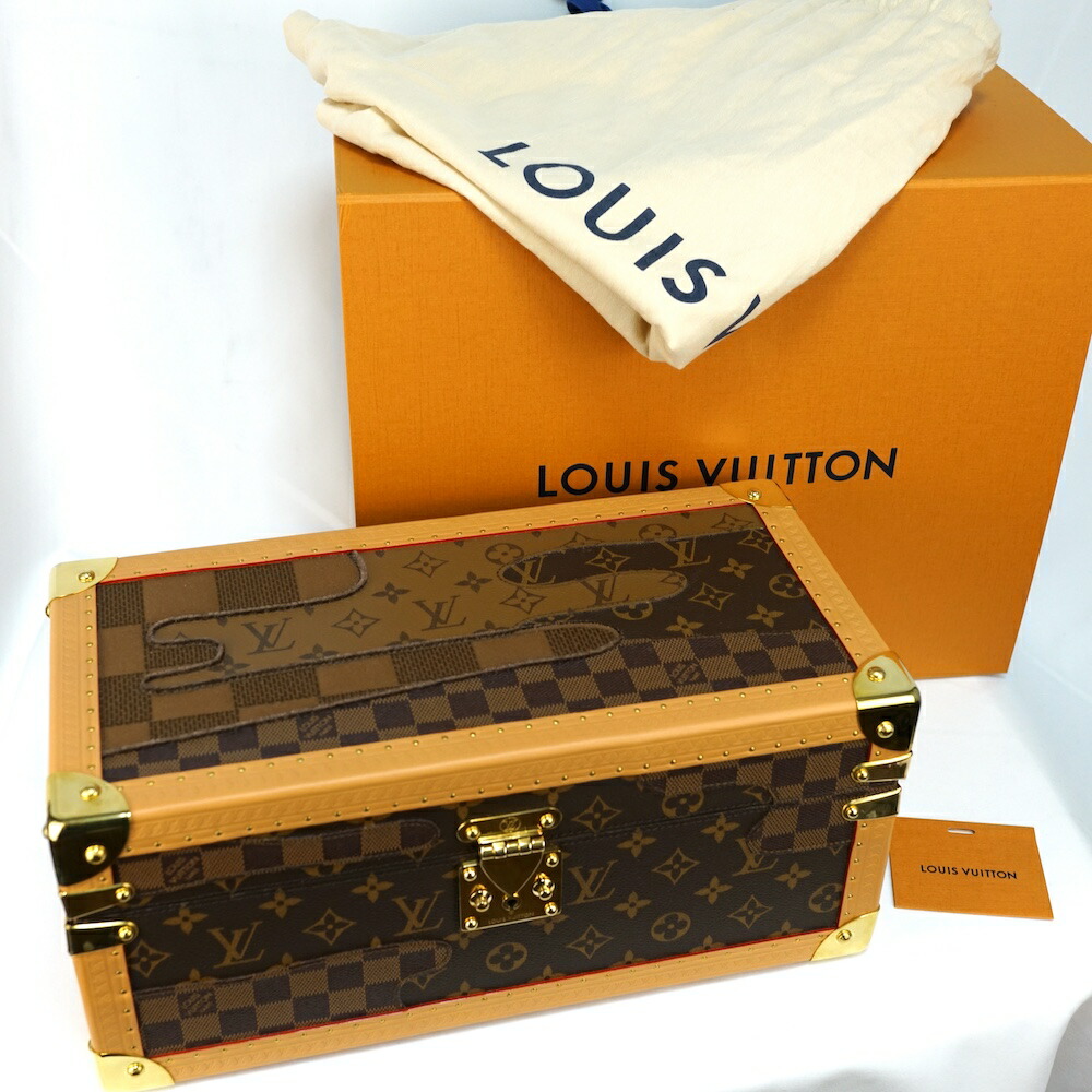 2025AW LOUISVUITTON ルイヴィトン NIGO ニゴー コフレ アクセソワール モノグラム ランドスケープ キャンバス ブラウン モノグラムキャンバス ダミエ M25896【中古】新古品｜OPINION COSMETIC