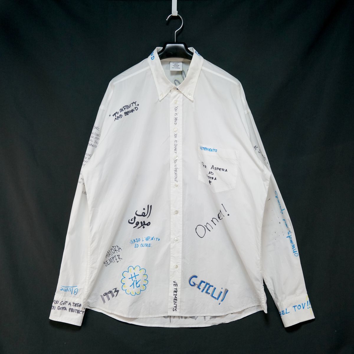 楽天市場】【完売】ヴェトモン VETEMENTS メンズ トップス シャツ 長袖