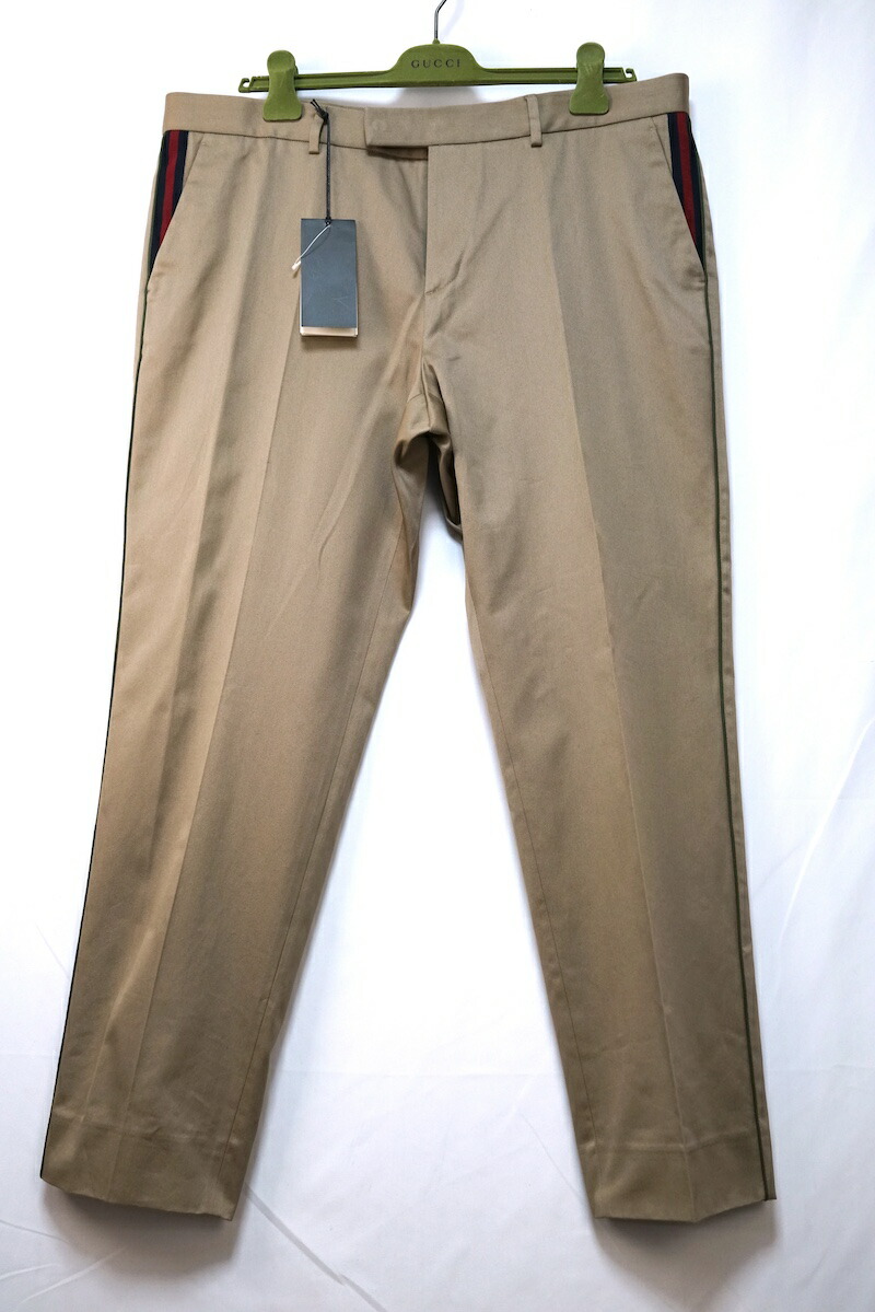 GUCCI パンツ 楽天市場】GUCCI グッチ パンツ サイズ:7-44R 19AW パイピング ポルカ
