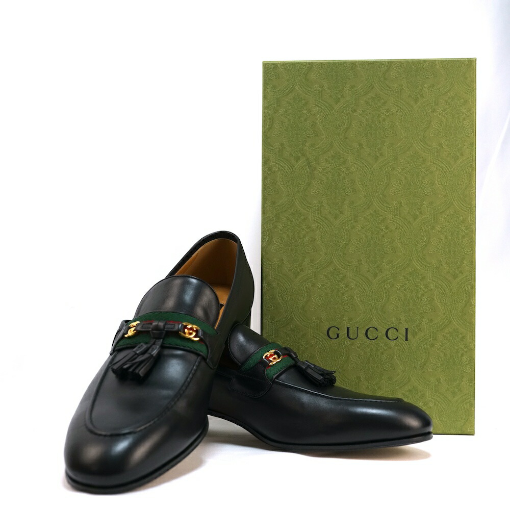 楽天市場】【GUCCI グッチ】358271 タッセルシューズ レザー