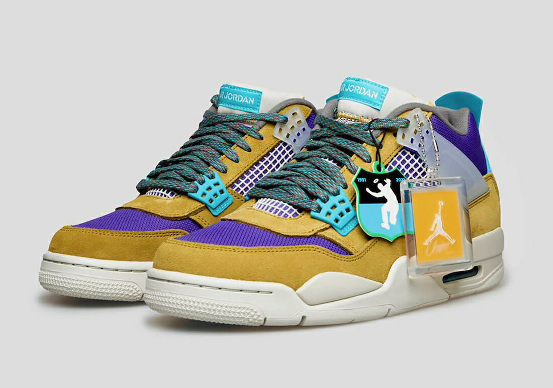 UNION × NIKE AIR JORDAN 4 SP DESERT MOSS ユニオン × ナイキ エアジョーダン4 SP デザートモス 選べるサイズ【中古】新古品