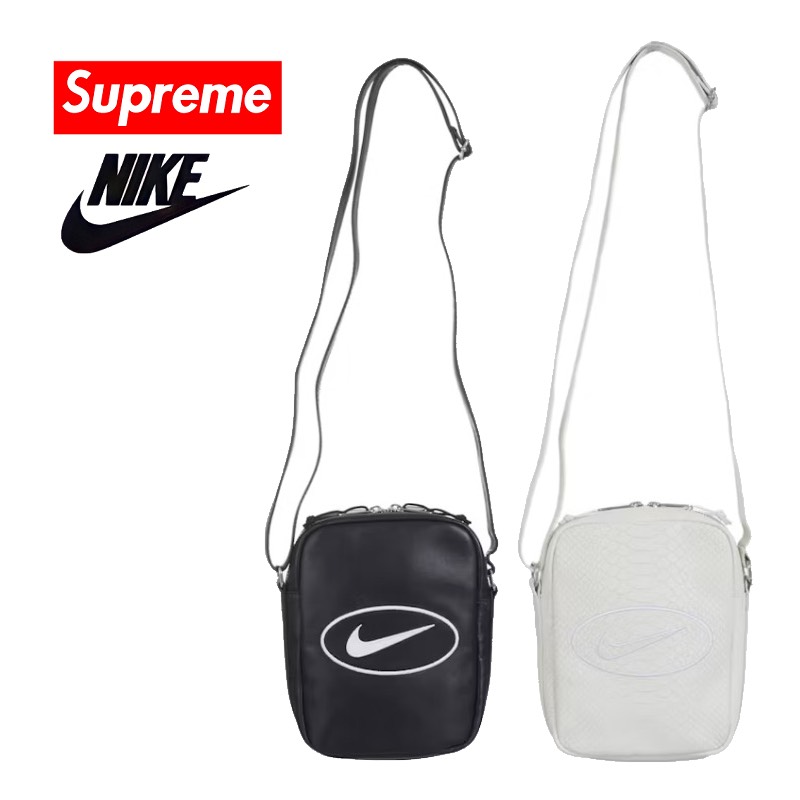 【美品】Nike Supreme ショルダーバッグ 新品／Supreme x Nike Leather Shoulder Bag 
