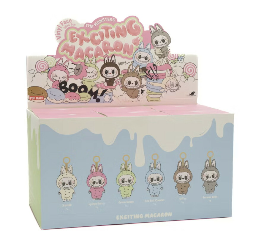 新品未開封 POPMART LABUBU ぬいぐるみ マカロン アソートボックス THE MONSTERS Exciting Macaron ぬいぐるみ シリーズ【アソート