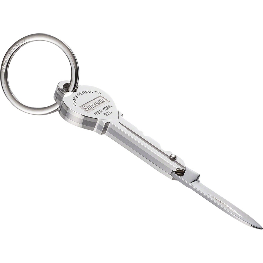 Supreme Tiffany Co. Return To Tiffany Heart Knife KeyRing Silver