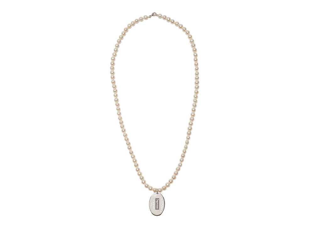 激安/新作 Supreme Tiffany Co. Return to Oval Tag Pearl Necklace