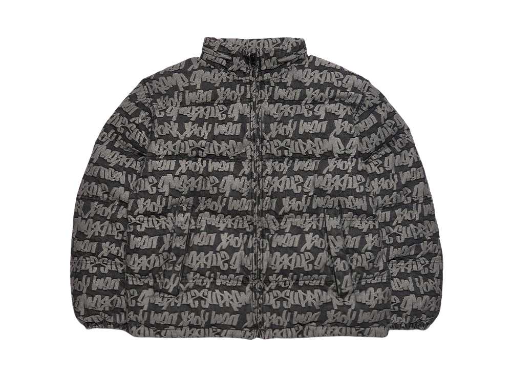 Supreme Fat Tip Jacquard Denim Puffer Jacket シュプリーム ファット ティップ ジャカード デニム パファー ジャケット【中古】新古品｜OPINION COSMETIC 49,680円