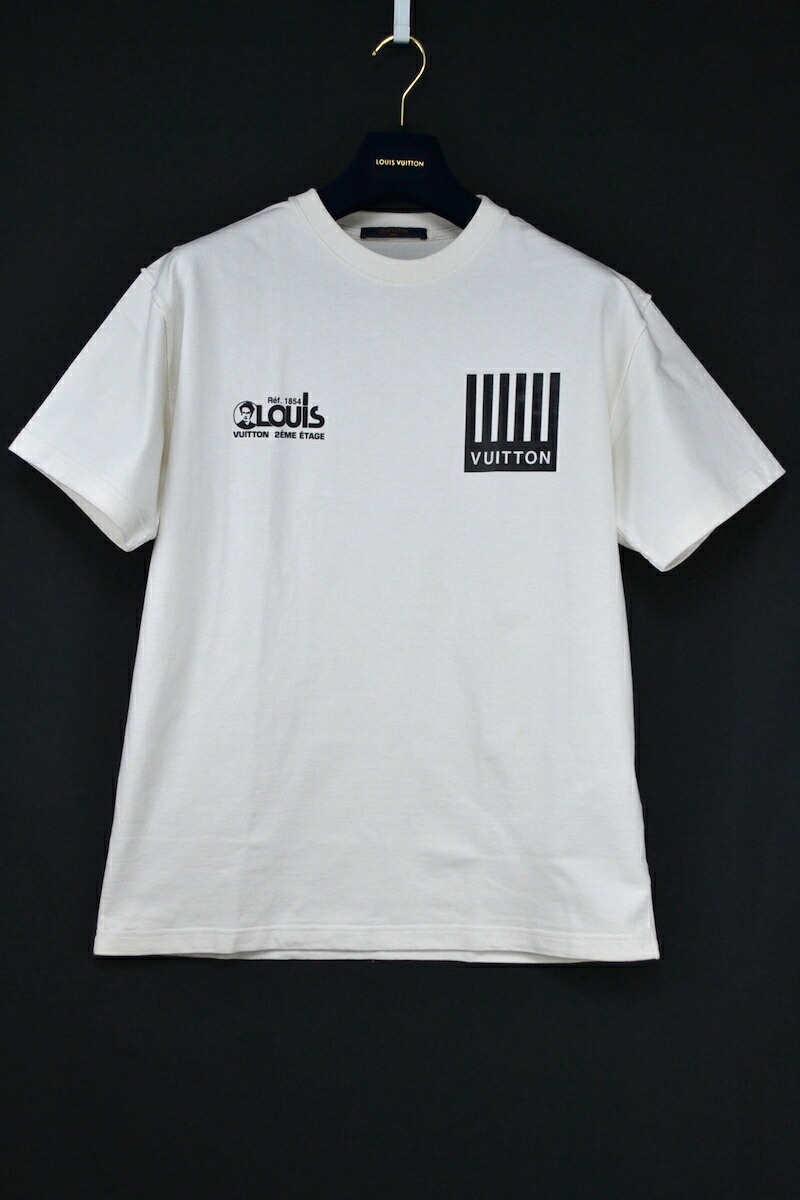 19AW LOUIS VUITTON ルイヴィトン マルチロゴモノグラムフラワープリンテッドTシャツ ホワイト タミヤ風 ロゴ サイズL【中古】|OPINION COSMETIC