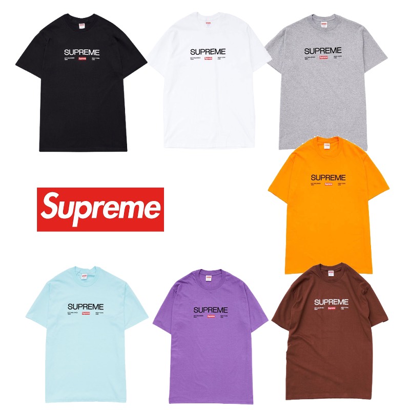 メーカー包装済】 Supreme Tiffany Co. Box Logo Tee White