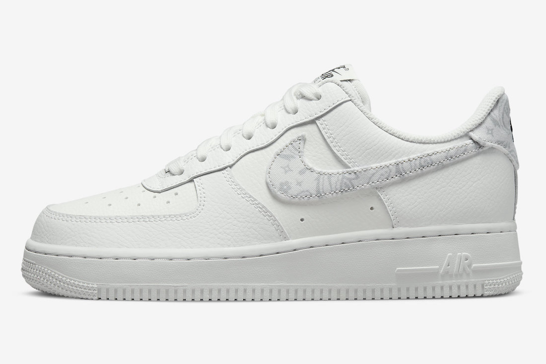Nike WMNS Air Force 1 Low '07 Essential Paisley White ナイキ ウィメンズ エアフォース 1 ロー '07 エッセンシャル ペイズリー ホワイト【中古】新古品