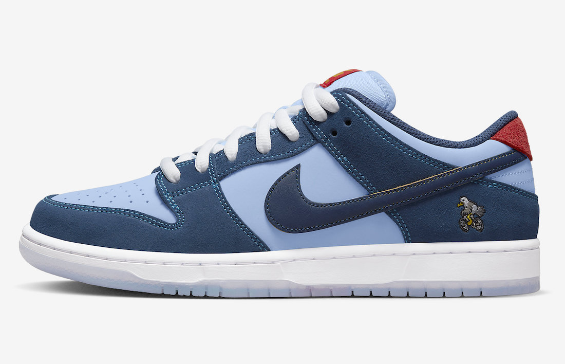 Why So Sad? × Nike SB Dunk Low Coastal Blue/Speed Yellow-University Red ワイ ソー サッド? × ナイキ SB ダンクロー コースタルブルー/スピードイエロー-ユニバーシティレッド【中古】新古品|OPINION COSMETIC