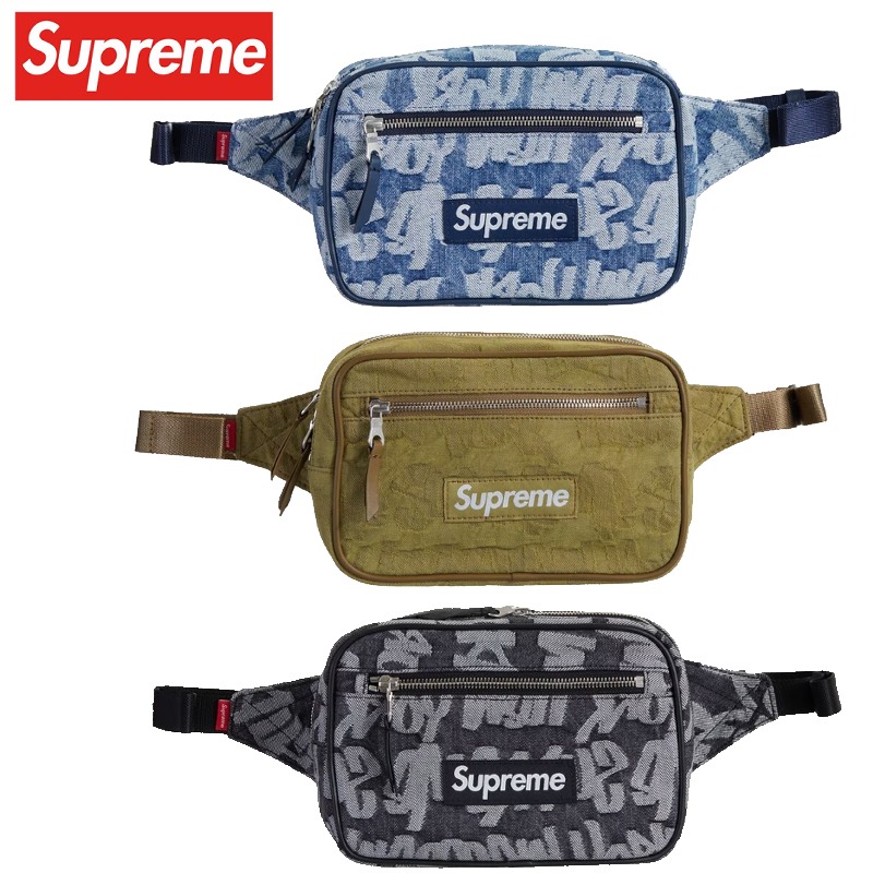 楽天市場】Supreme Fat Tip Jacquard Denim Sling Bag シュプリーム