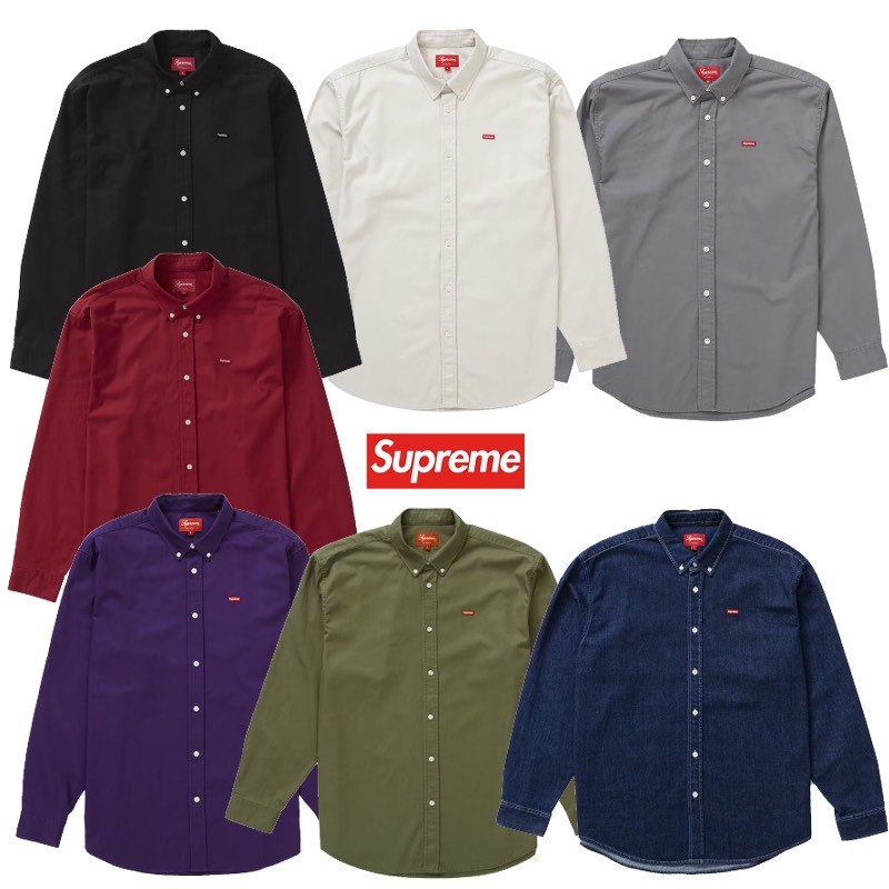 シュプリーム　スモールボックスロゴ　デニムシャツ　ウォッシュブラック　sサイズ Small Box Shirt | Supreme 22fw