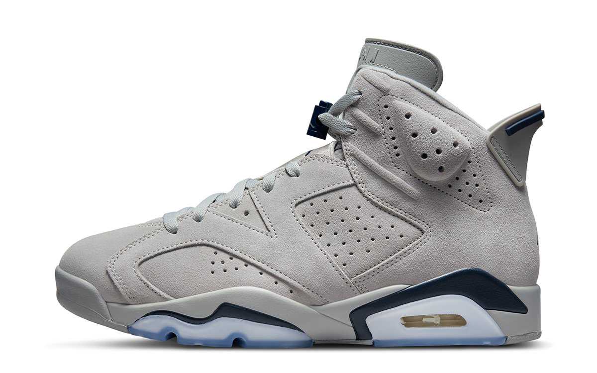 NIKE エアジョーダン6 レトロ クールグレー JORDAN BRAND AIR JORDAN 6 RETRO GS WHITE/MEDIUM GREY-COOL
