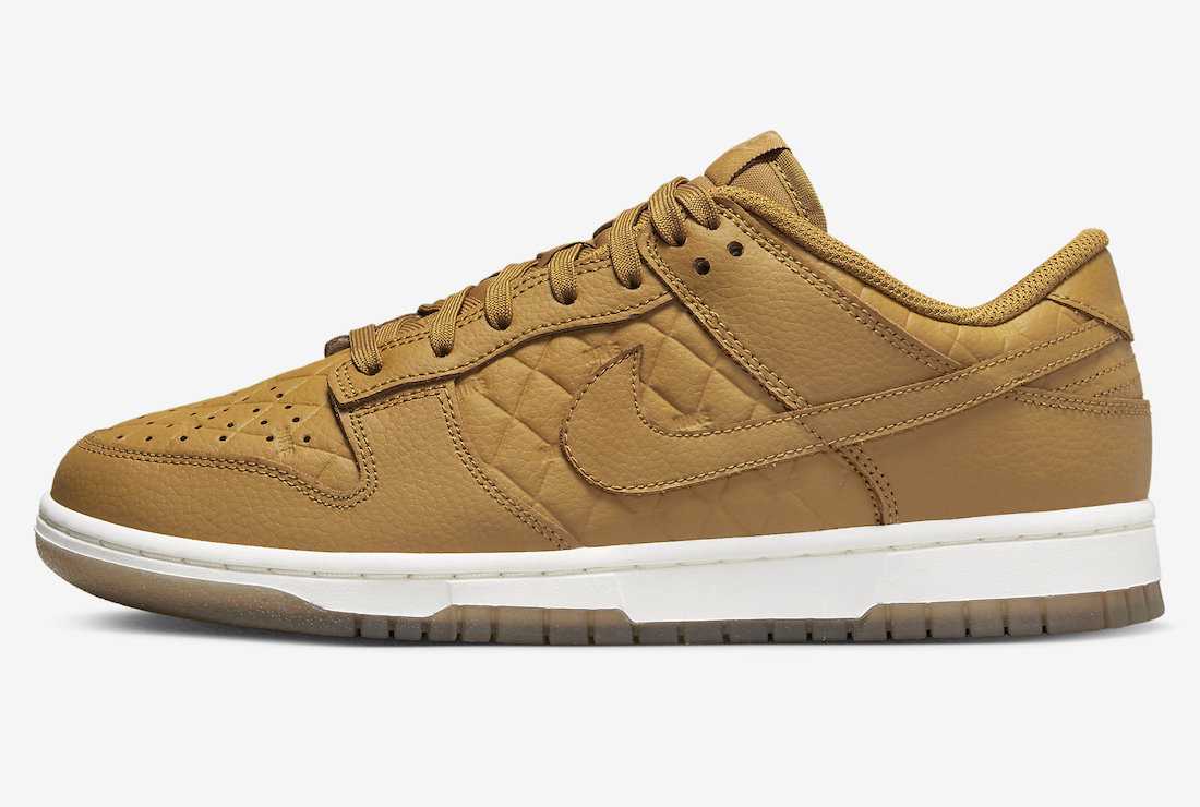 Nike WMNS Dunk Low Wheat and Gum Light Brown ナイキ ウィメンズ ダンク ロー ウィート アンド ガム ライトブラウン WMNS【中古】新古品