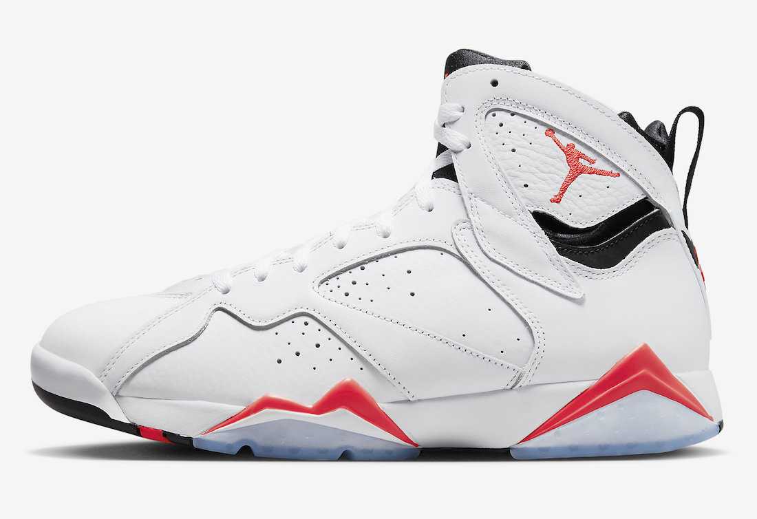 楽天市場】NIKE AIR JORDAN 7 RETRO WHITE INFRARED white/crimson