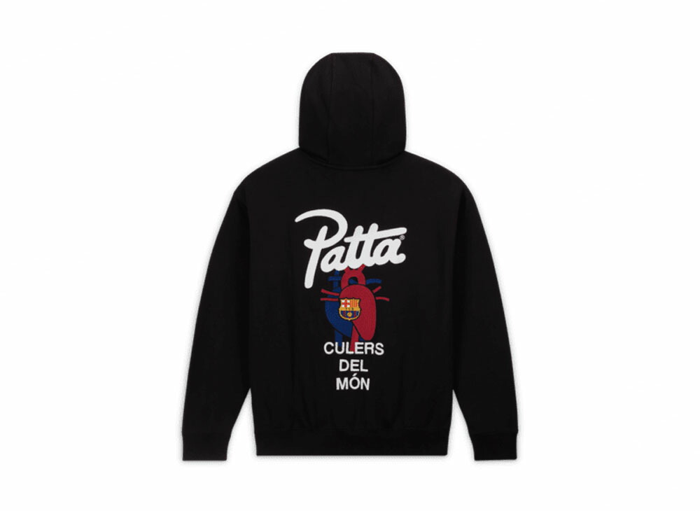 Nike FC Barcelona Patta Culers del M&oacute;n Men's Nike Solo Swoosh Parka Black ナイキ FCバルセロナ パタ Culers del M&oacute;n メンズ ナイキ ソロ スウッシュ パーカー ブラック【中古】新古品｜OPINION COSMETIC