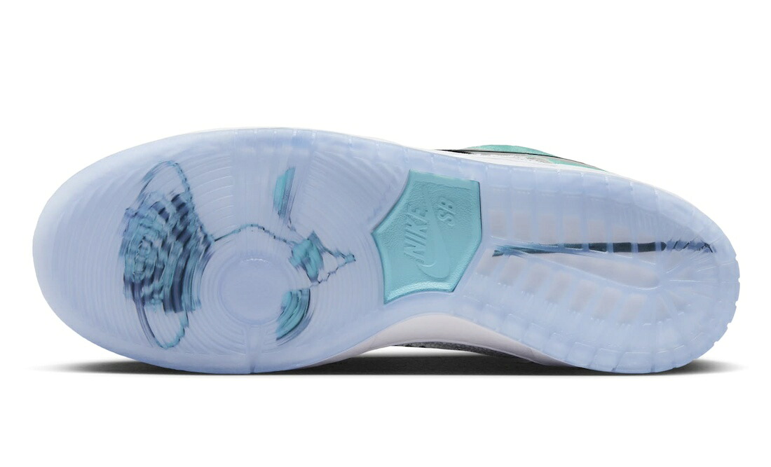 APRIL SKATEBOARDS Nike SB Dunk Low Pro QS White and Multi-Color 