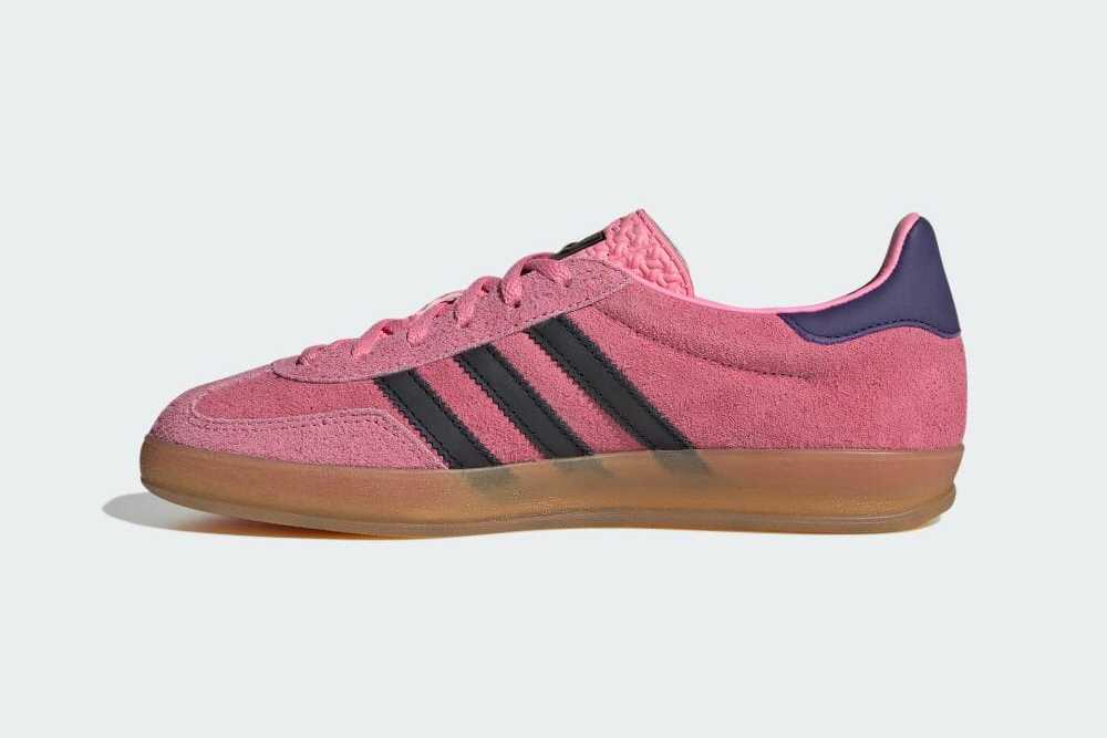 adidas Originals WMNS Gazelle Indoor Bliss Pink/Core Black/Collegiate Purple アディダス オリジナルス ウィメンズ ガゼル インドア ブリスピンク/コアブラック/カレッジエイトパープル IE7002【中古】新古品