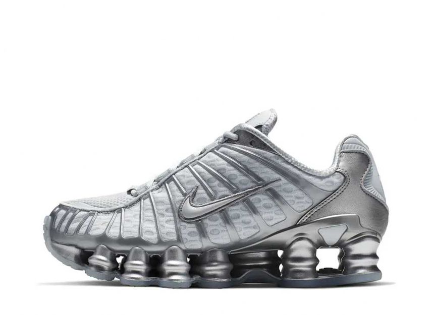 楽天市場】NIKE WMNS SHOX TL white/white-metallic silver