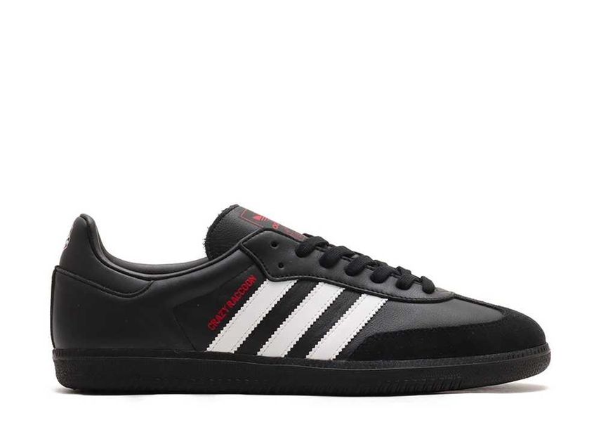 Crazy Raccoon atmos adidas Originals Samba Core Black/Footwear White/Better Scarlet クレイジーラクーン アトモス アディダスオリジナルス サンバ コアブラック/フットウェアホワイト/ベタースカーレットIH3518【中古】新古品