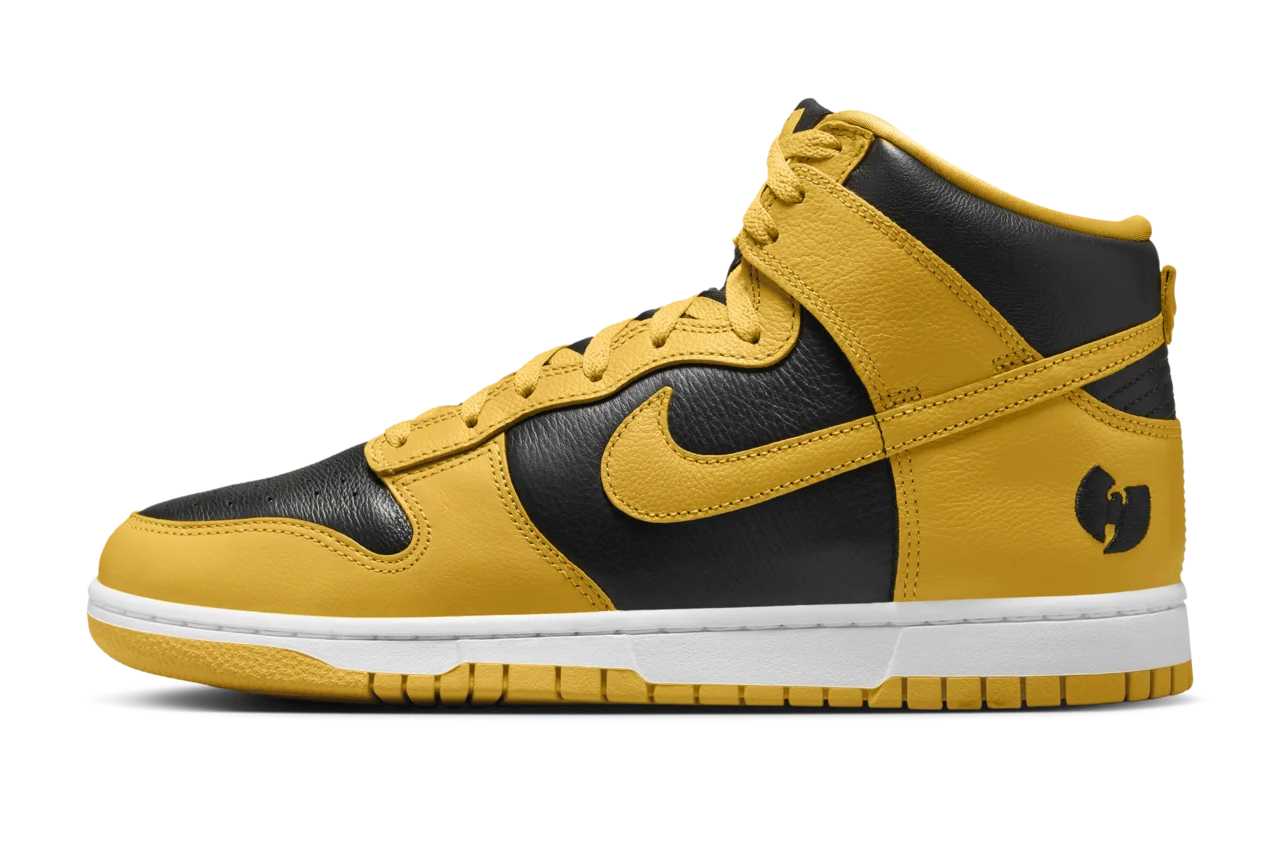 Wu-Tang Clan Nike Dunk High Retro PRM Black and Pollen ウータンクラン ナイキ ダンク 御機嫌 レトロ PRM 黒いこと アンド パラン HJ4320-001【中古】新古品