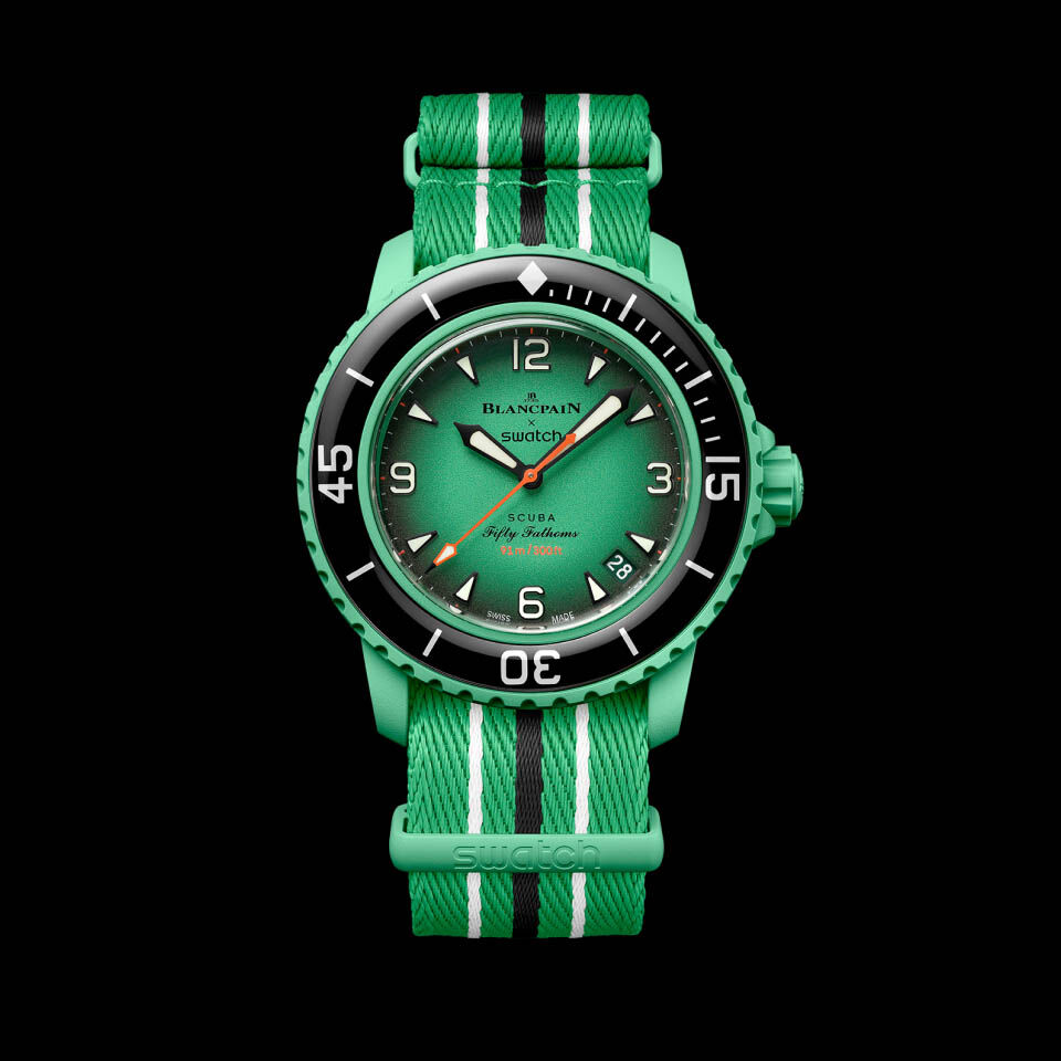楽天市場】Blancpain Swatch Bioceramic Scuba Fifty Fathoms