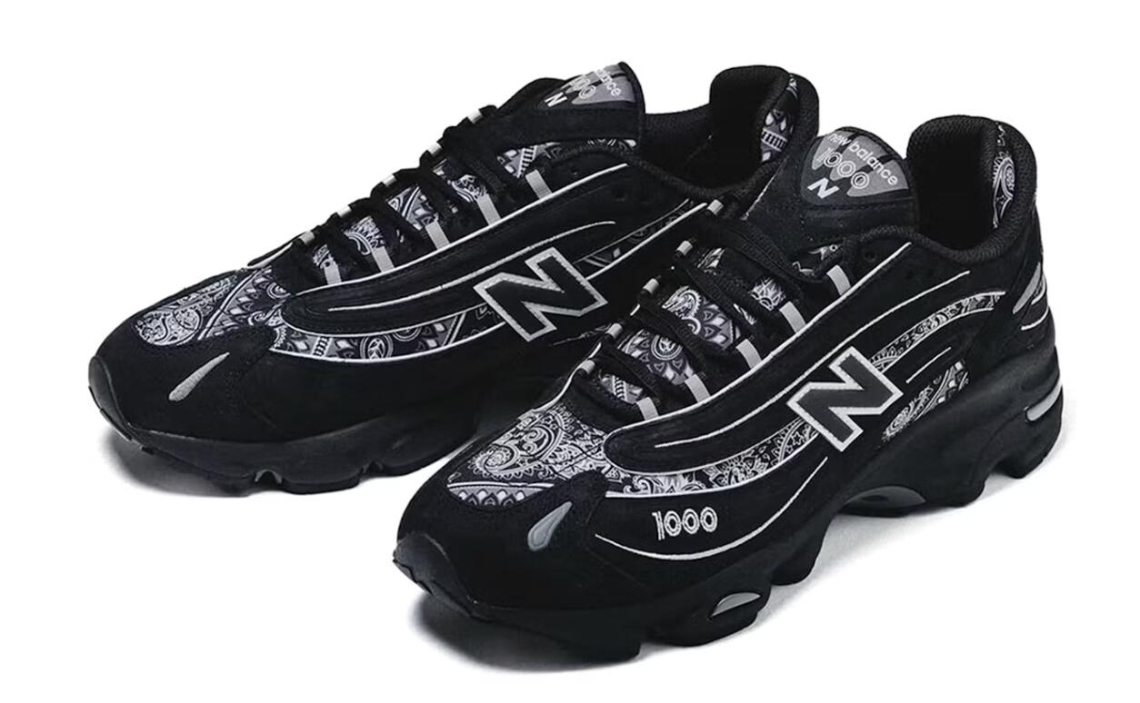 atmos New Balance 1000 b・・?dhn・・/Black Paisley アトモス ニューバランス 1000 バンドゥヌ/ブラックペイズリー M1000AP【中古】新古品