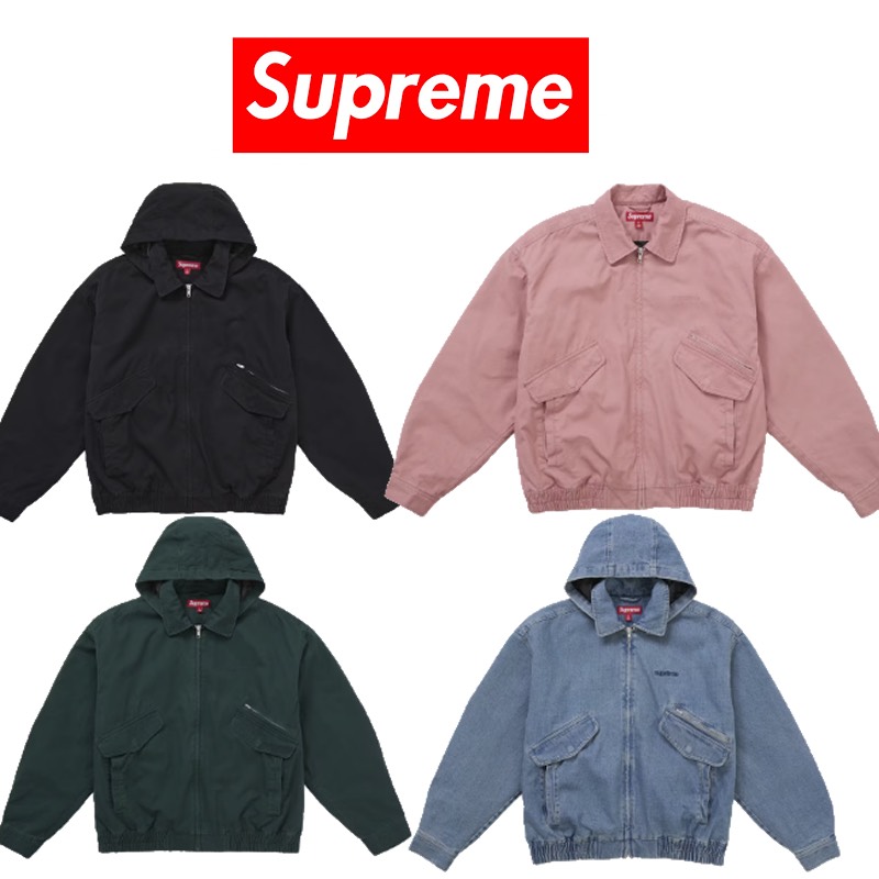 楽天市場】SUPREME シュプリーム 25FW Hooded Utility Jacket Black