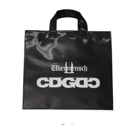 COMME des GARCONS CDG G-DRAGON Ubermensch Paper PU Bag Black コムデ給仕 シーディージー ジードラゴン ウーバーメンシュ 調査報告 PU 御徒面子 黒いこと CDGCDG-0026【中古】新古品