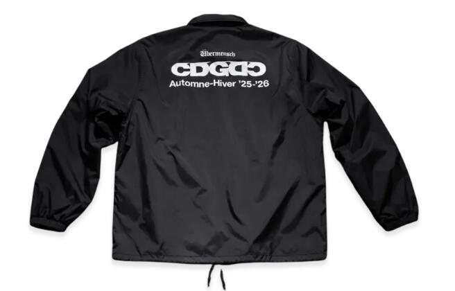 COMME des GARCONS CDG G-DRAGON Ubermensch Classic Coach Jacket Nylon Black コムデギャルソン シーディージー ジードラゴン ウーバーメンシュ クラシック コーチジャケット ナイロン ブラック CDGCDG-0024【中古】新古品