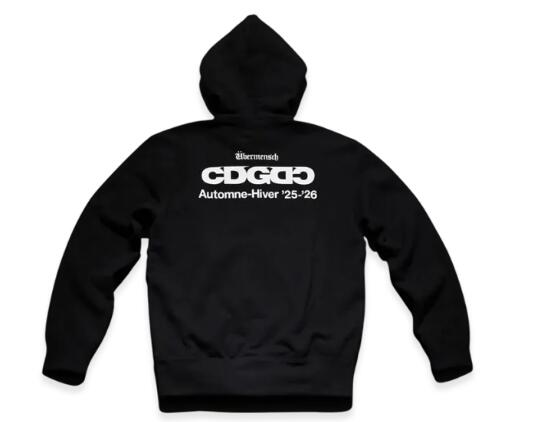 COMME des GARCONS CDG x G-DRAGON Ubermensch Classic Hooded Sweatshirt Black コムデギャルソン シーディージー ジードラゴン ウーバーメンシュ クラシック フード付きスウェットシャツ ブラック CDGCDG-0021【中古】新古品｜OPINION COSMETIC