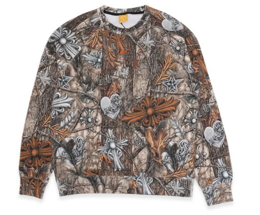 Chrome Hearts Nike Drake NOCTA Crewneck Sweatshirt Multi クロムハーツ ナイキ ドレイク ノクタ 労働者の一団のど首 トレイナー マルチ【中古】新古品